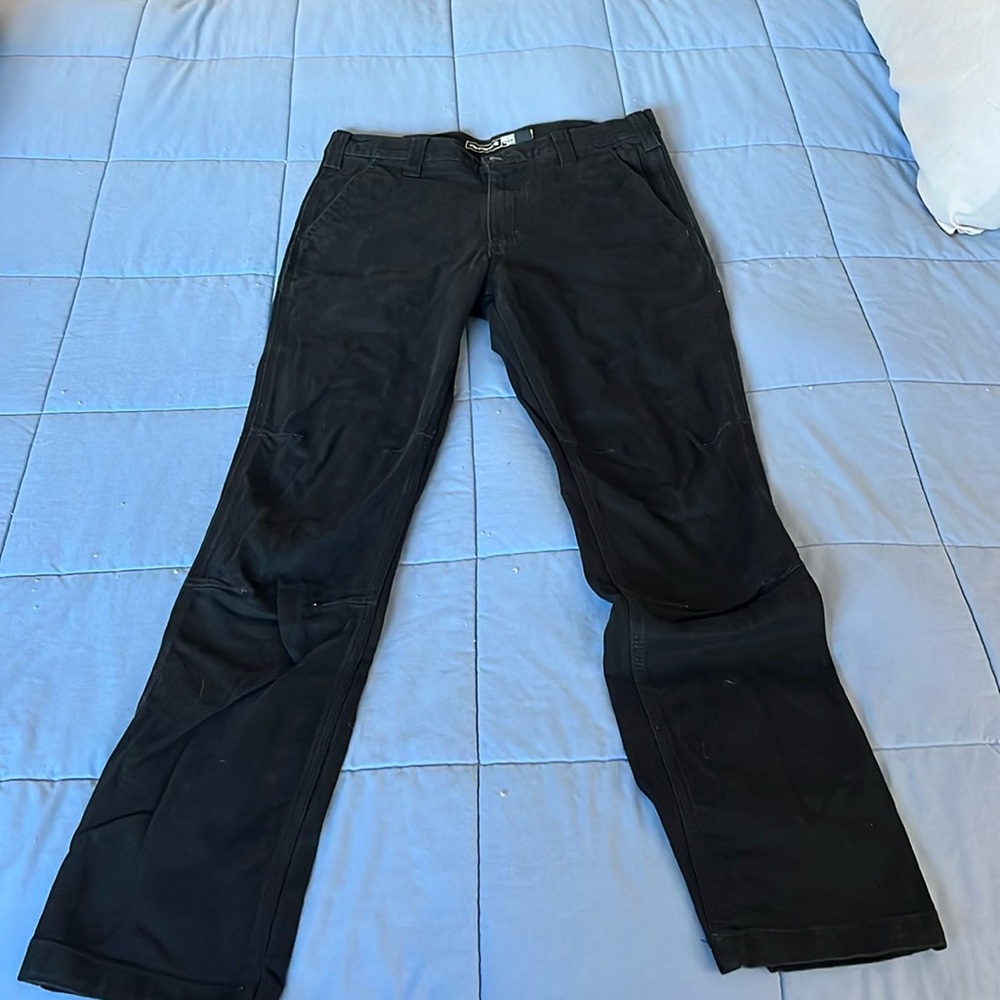 Straight black Carhartt pants
